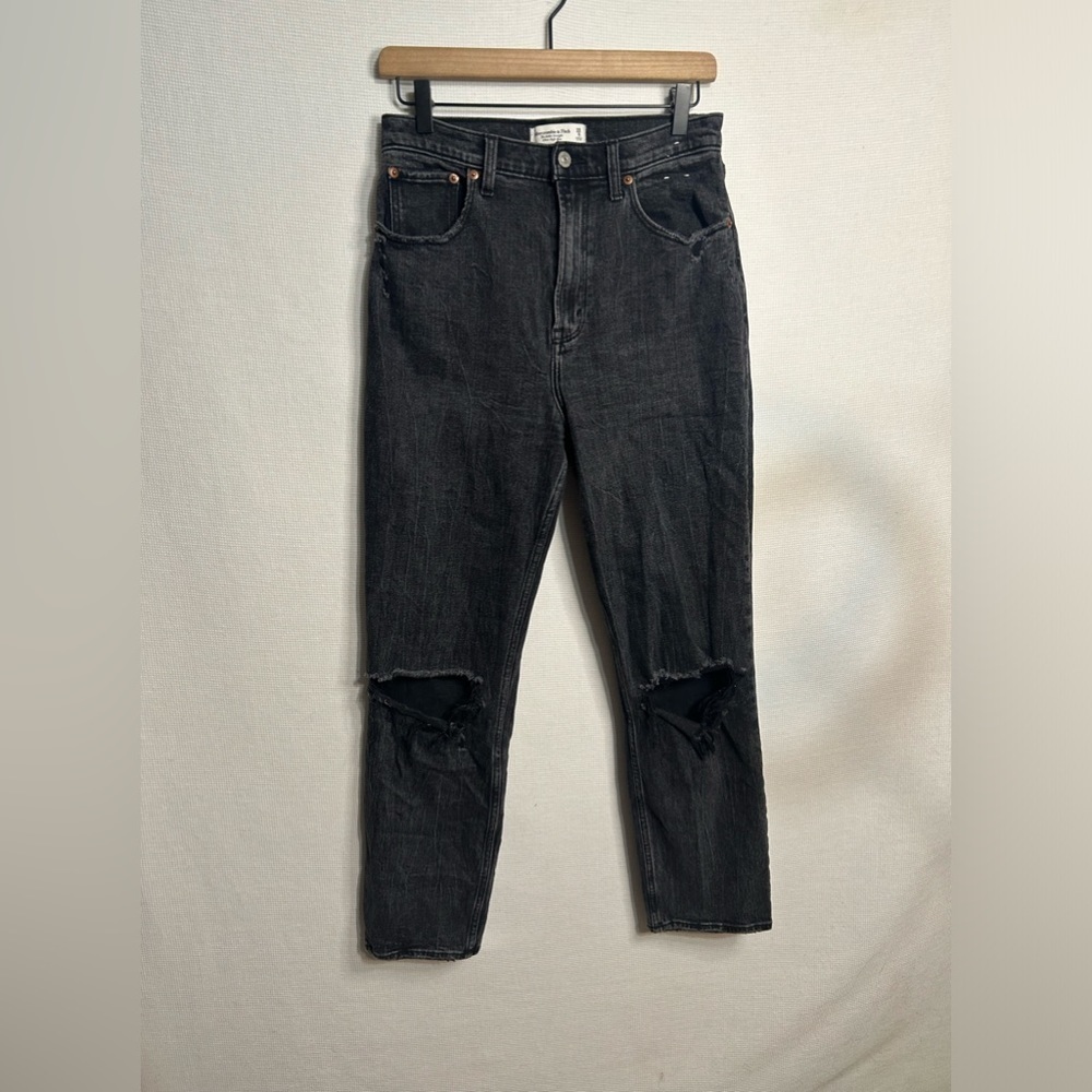 Abercrombie & fitch the ankle straight ultra high rise jeans - Picture 1 of 5